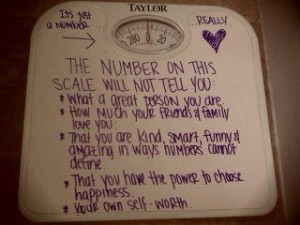 Numbers on the scale image