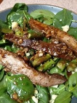 Special Artizone Recipe: Sweet & Savory Flank Steak Salad w Roasted Asparagus