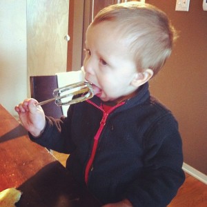 Luke on his second bday