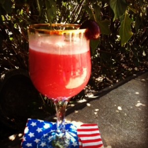 4th of July Drinks: Firecracker Frosty & Cherry Sparkler Colada