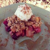 5-Spice Cran-Apple Crumble