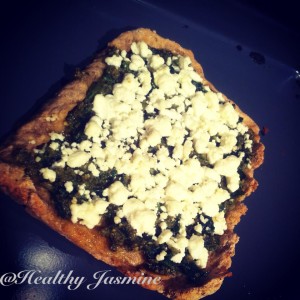 Omit the goat cheese for a gluten-free and vegan pizza!