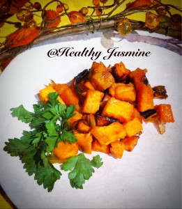 Citrus Glazed Roasted Sweet Potatoes with Caramelized Leeks The maple syrup in this dish brings out the sweetness in the sweet potatoes, but also glazes them perfectly