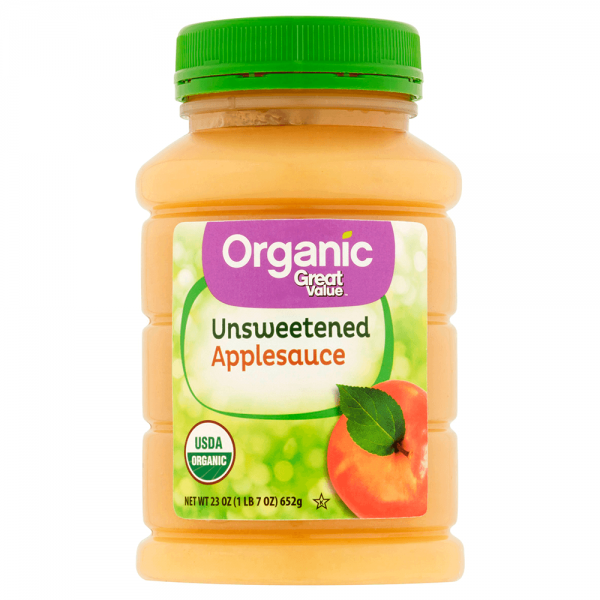 Great Value Organic Unsweetened Applesauce Healthy Jasmine