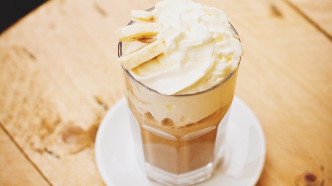 Banana Flax Mocha Frappe