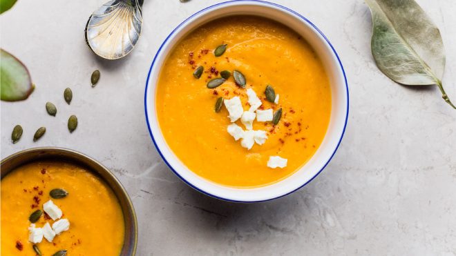 Basil and Butternut Squash Soup